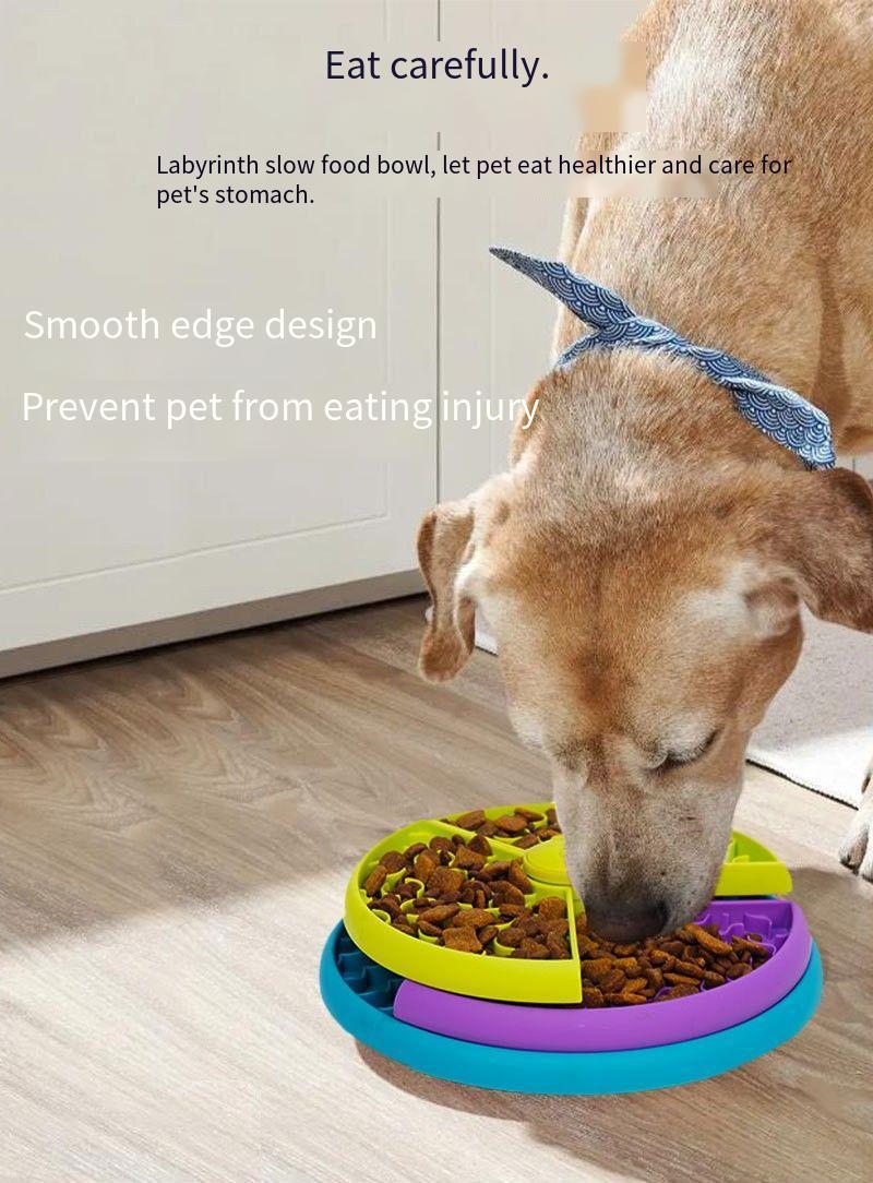 Slow Food Bowl Anti Choking Cat