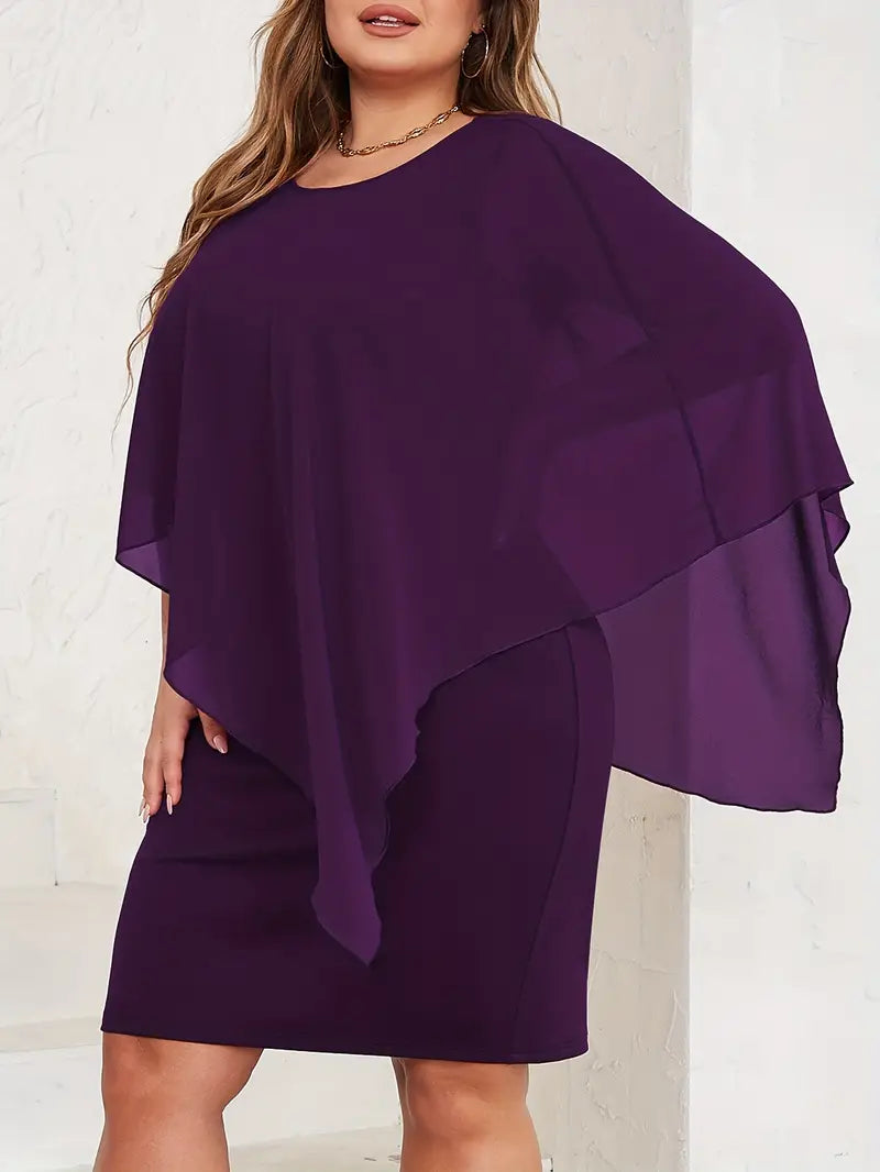 Asymmetrical Sleeve Dress