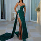 Elegant Heavy Work Gilding Split Expansion Skirt Dress
