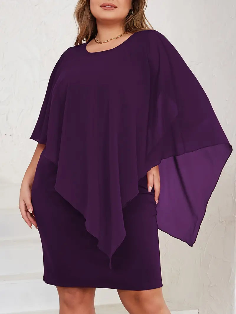 Asymmetrical Sleeve Dress